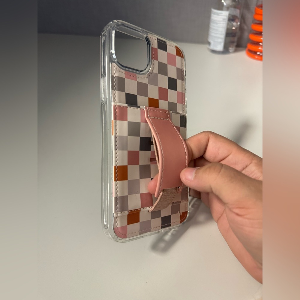 *MAKE OFFER* Walli Case Coastal Check IPhone 15 Plus